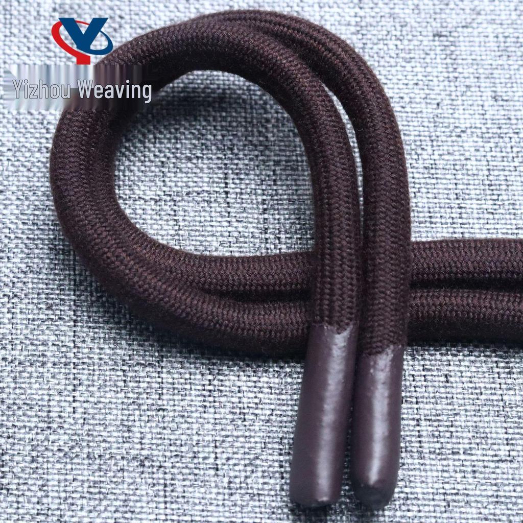 20-Color 8MM Resin Tip Drawstring for Hoodies & Sports Pants - Polyester Cotton Blend