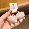 Korean Style Sweet Hair Accessories for Girls - Non-Damaging Hair Ties & BB Clips with Fabric Side Clips