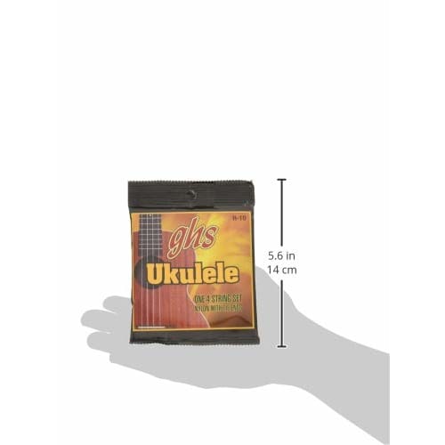 ghs H-10 Ukulele String Set (Black Nylon Strings, Concert/Standard)