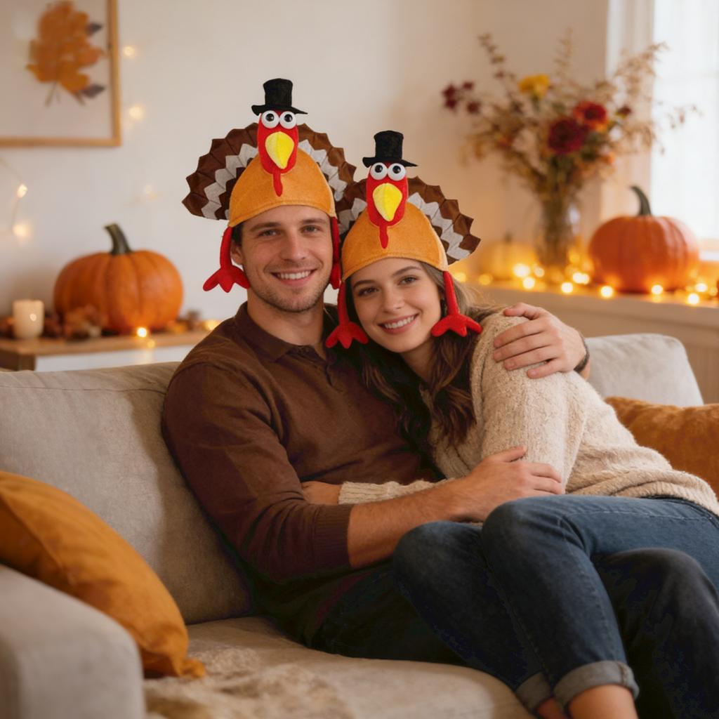 Adult Cartoon Creative And Funny Hats, Headwear And Ball Decorations