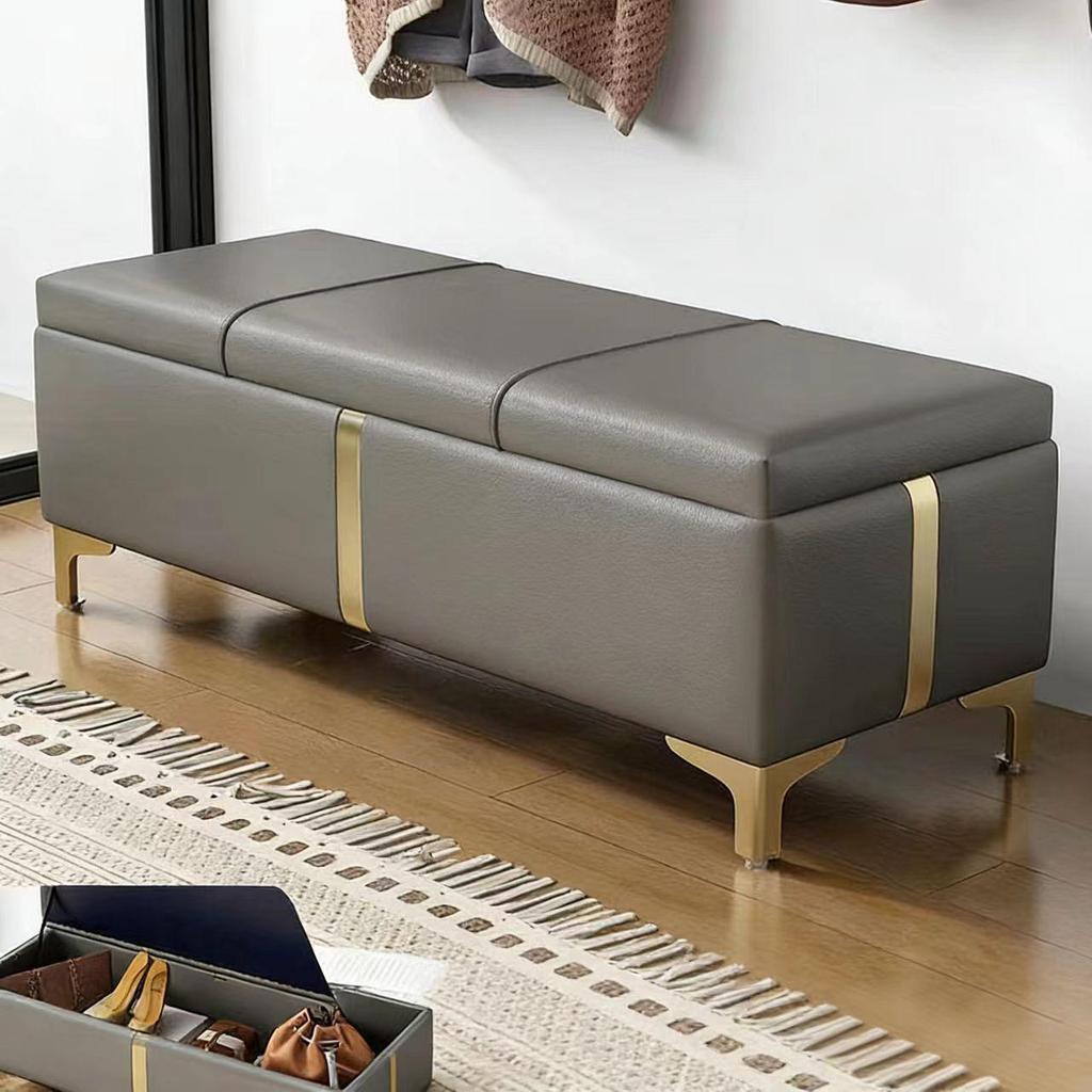 Versatile Entryway Shoe Stool & Storage Bench for Home, Clothing Stores, Changing Rooms, and Bedside Use