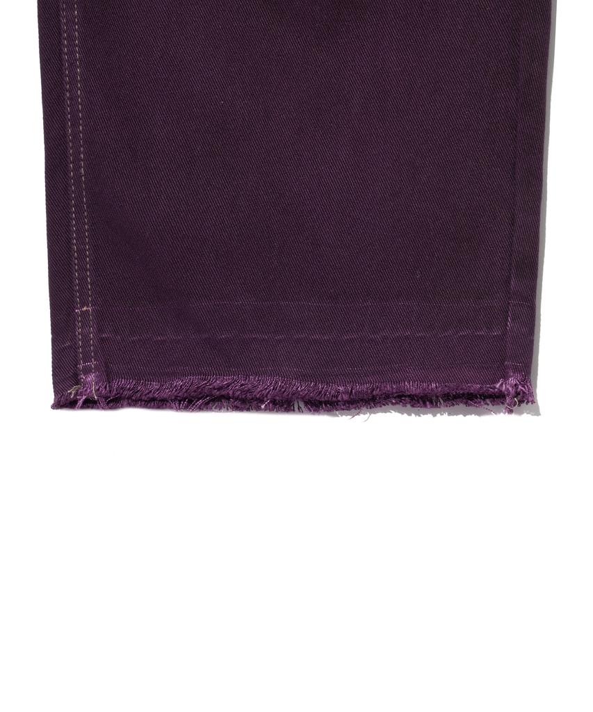 BROWNBREATH Stamp Tag Double Knee Pants - Purple