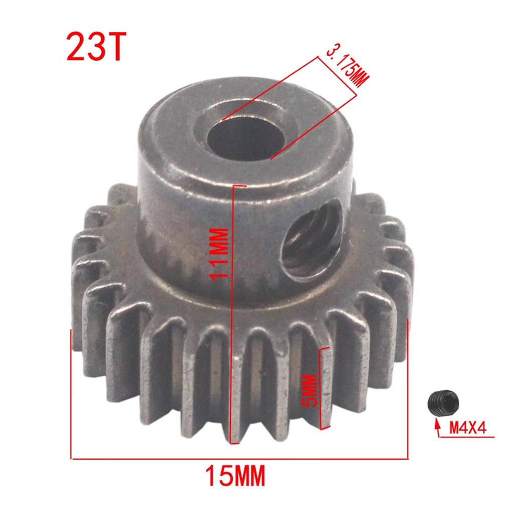 1: 10 Electric Vehicle Universal Motor Pinion Steel Gear for HSP 94123 94111 94107 94170 RC Model Car