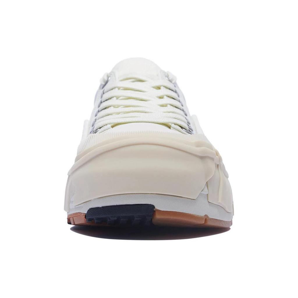 Li Ning Wuji Abrasion Resistant Breathable Low Top Skateboard Shoes Women's Cream White AZGT038-2