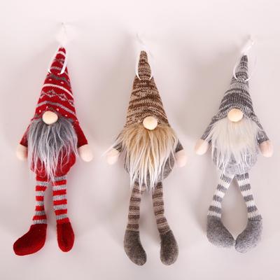 Faceless Dwarf Doll Sitting Forest Doll Long Leg Doll Christmas Tree Pendant Doll Hanger Christmas Decoration