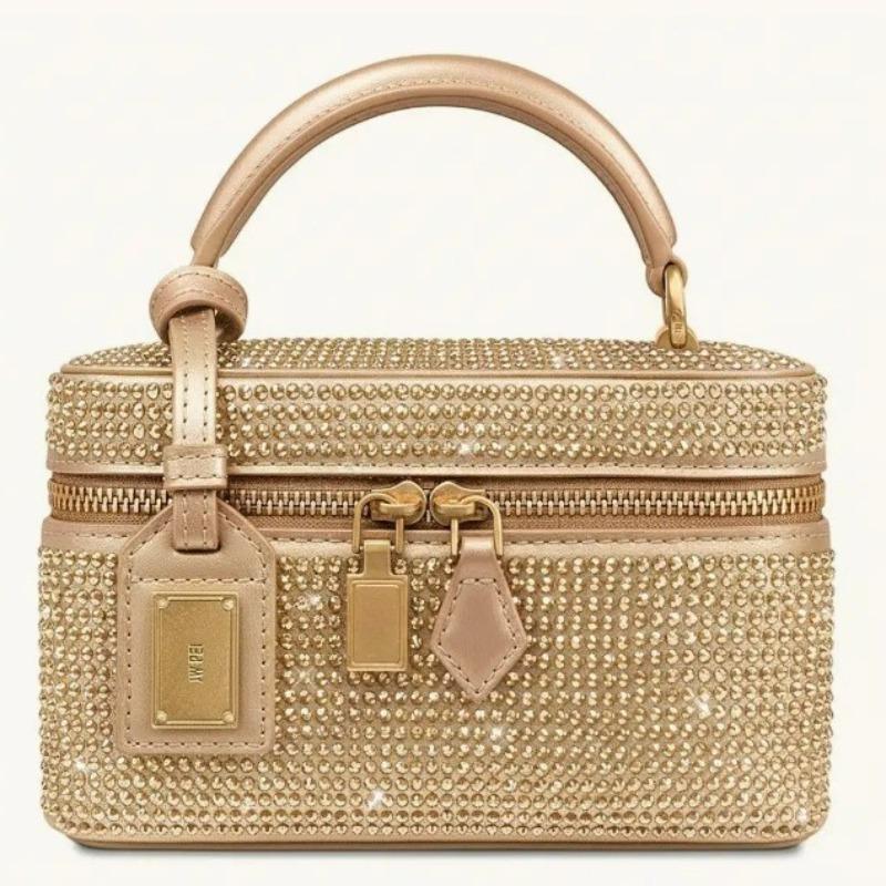 JWP new hand-woven box bag, zipper bag, fashionable and popular lunch box bag, shoulder bag bag.
