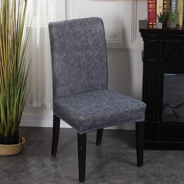 Floral Printing Chair Cover Removable Modern Elastic Banquet Seat Cover Chair Protective Case for Wedding Kitchen Dining Room