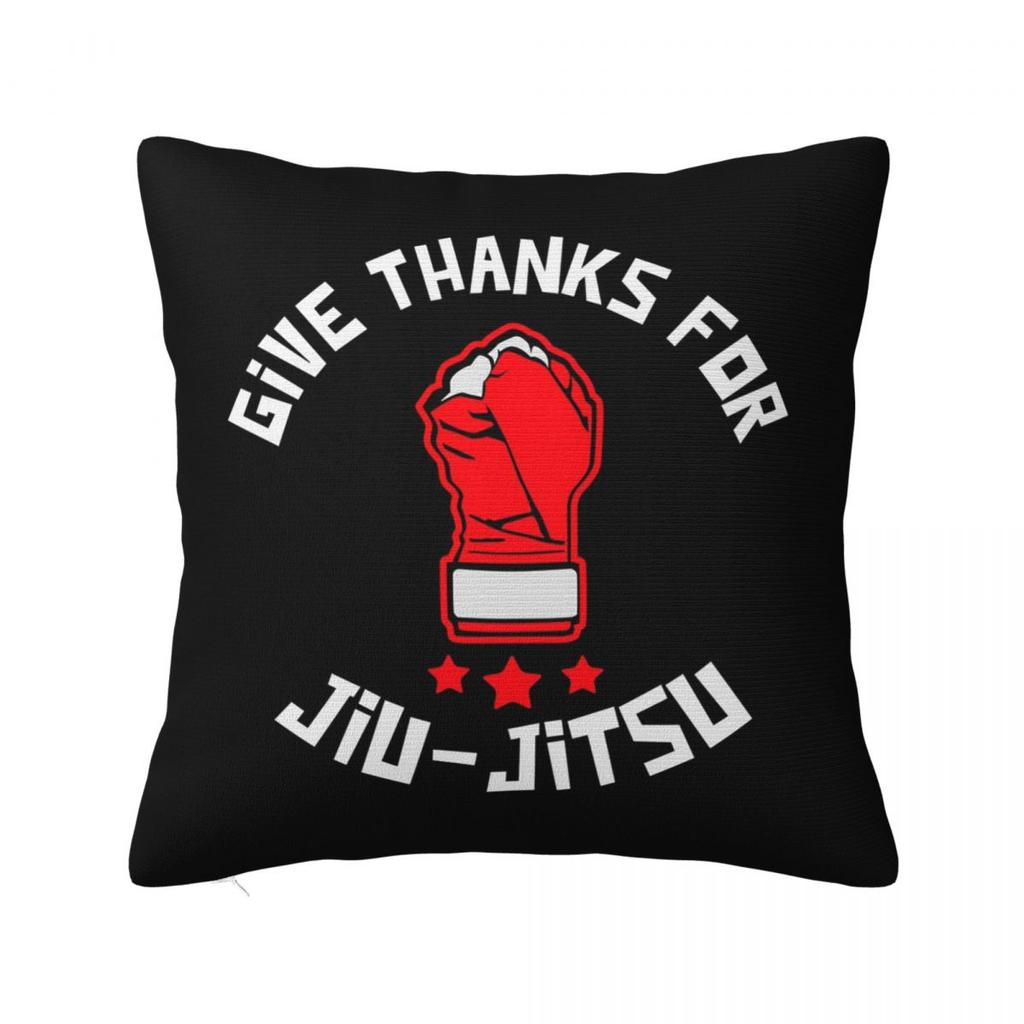 Jiu Jitsu Uncle American Flag Brazilian Square Pillowcase Cushion Cover Pillow Case Throw Pillow Cover for Home Sofa Living Room