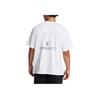 Under Armour Badge Of Honor Letter Print Crew Neck Short Sleeve T-Shirt Men Tops White 1386892-100