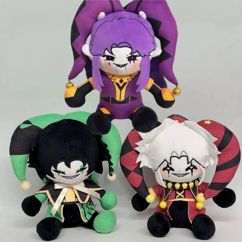 New The Freak Circus Plush Jester Pierrothe Harlequin Freaks Pierrot Plush Anime Peripherals Plushie Doll Toy Birthday Gift