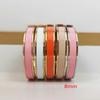 Bracelet Émail Coloré Bracelet Couple Acier Inoxydable Plaqué Or Bracelets Couple Émail Coloré
