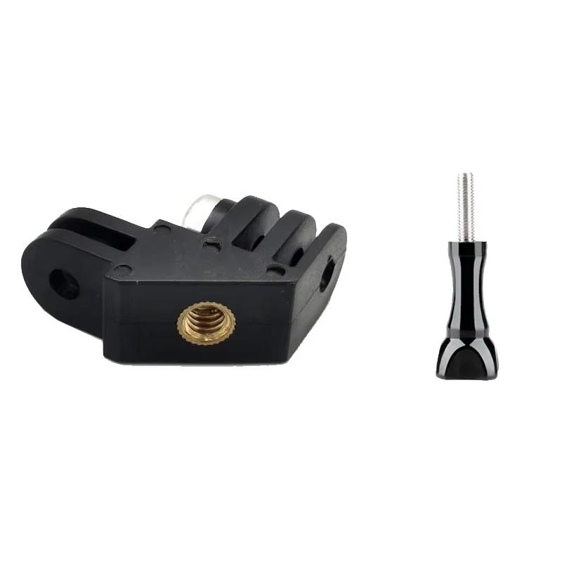 90° Vertical Adapter Tripod Mount for GoPro Hero 13 12 11 10 9 Insta360 SJCAM SJ4000 AKASO DJI OSMO Action Camera Accessories