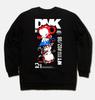 DOLDOL Dmk_Mtm_97 Graffiti Artist Devil Monkey Dmk Nft Character Long Sleeve Sweatshirt Long Sleeve