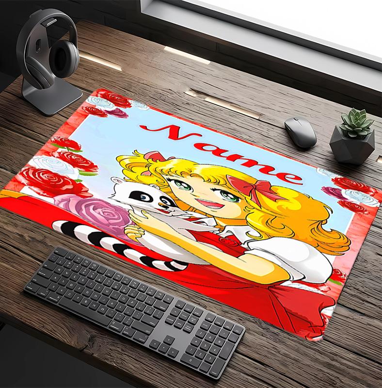 Customizable Name Candy Candy Pattern Gaming Mouse Pad-Non Slip Rubber Base,Perfect Gamers,Esports,Ideal Gift Gaming Enthusiasts