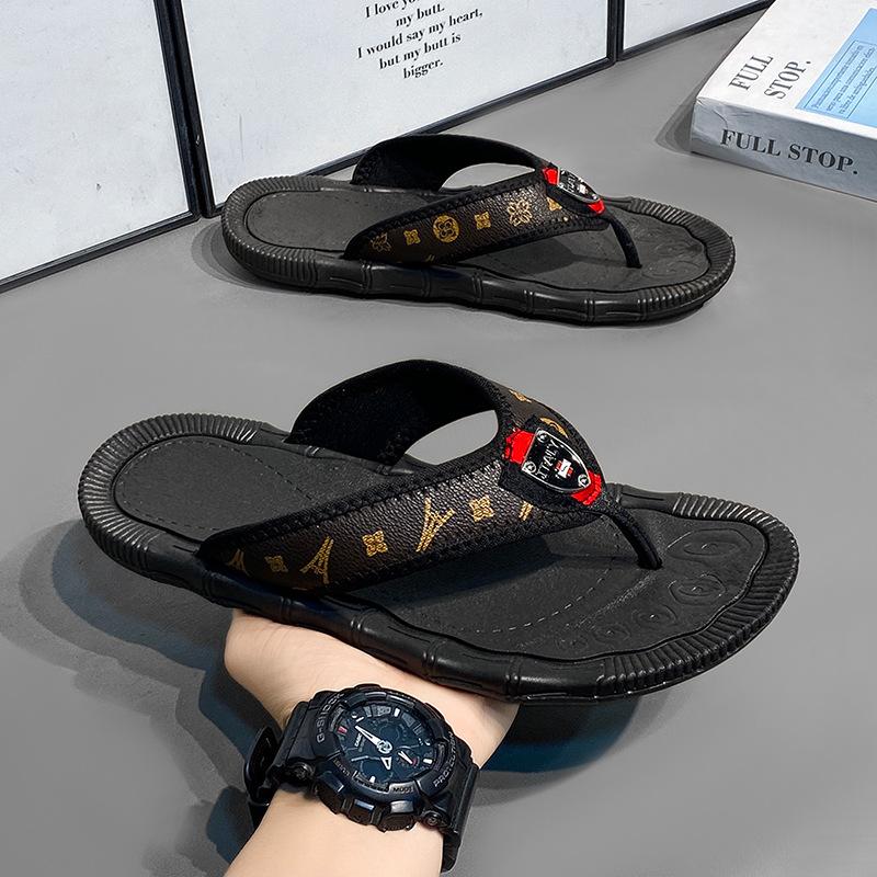 

Шлепанцы ручной работы мужские нескользящие дезодорирующие легкие тапочки на мягкой подошве сандалии 44