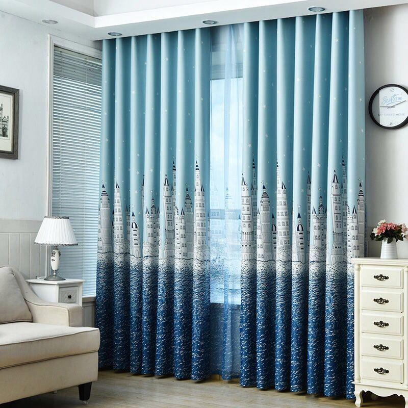 1/2pcs Hollow Out Stars Blackout Curtain for Living Room Window Curtains Bedroom Voile Hotel Home Decoration 1.5m*2.7m