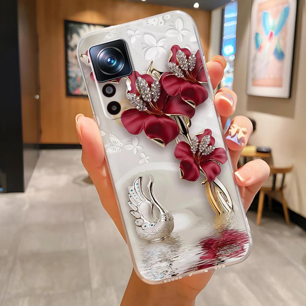 Pro Xiaomi Mi 12T 12 T Pro Pouzdro Průhledné Měkký Silikon Ochrana Čočky Zadní Kryt Pro Xiaomi Mi 12T 12 Mi12 12X Lite Pro Kryt Telefonu