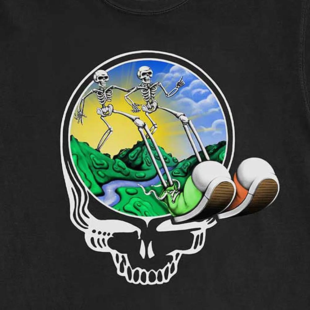 Grateful Dead Unisex Adult Skeles Stepping T-Shirt