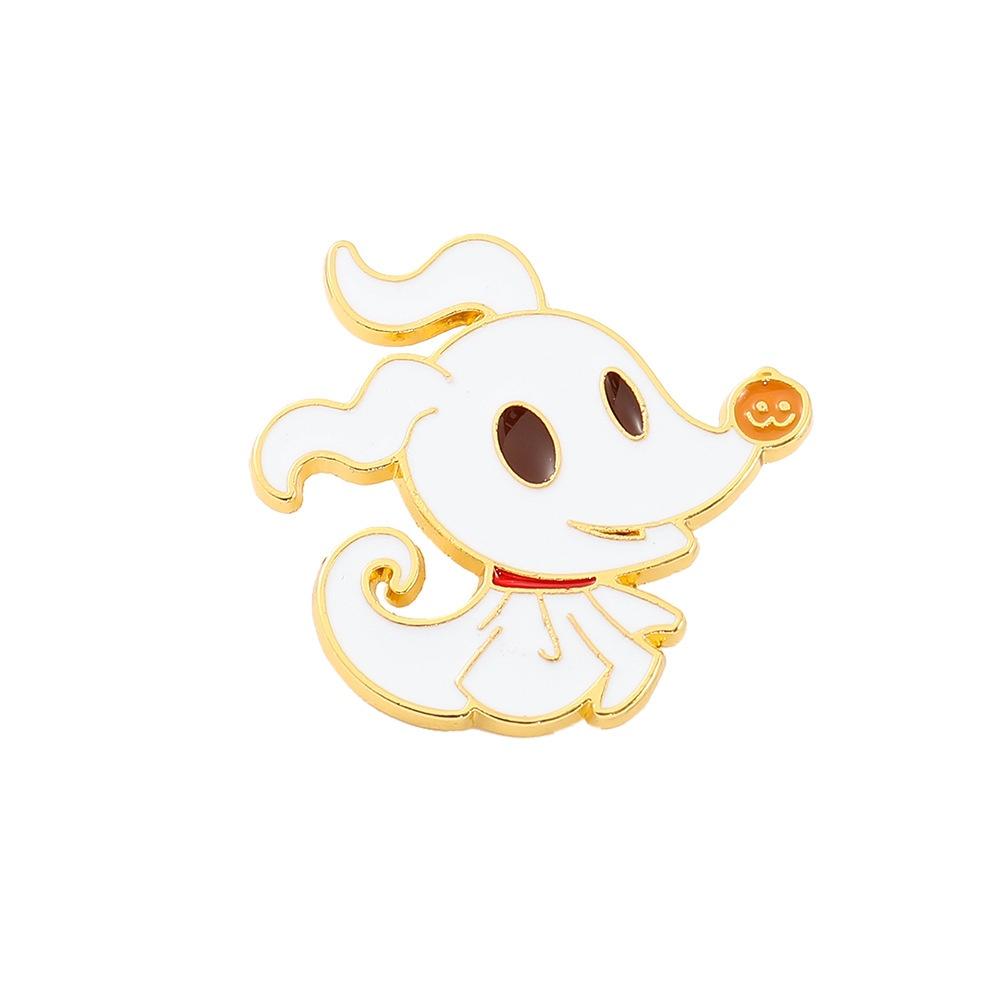 Drop Processed Oil Brooch Stylish Gothic Witch Pin Halloween Theme European And American Style