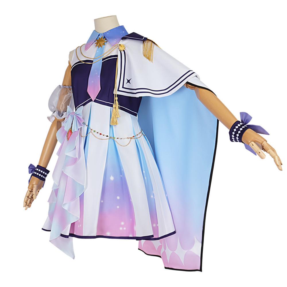 Suisei Hoshimati Cosplay Costume Polyester Fabric Anime Role Play Girl Clothing