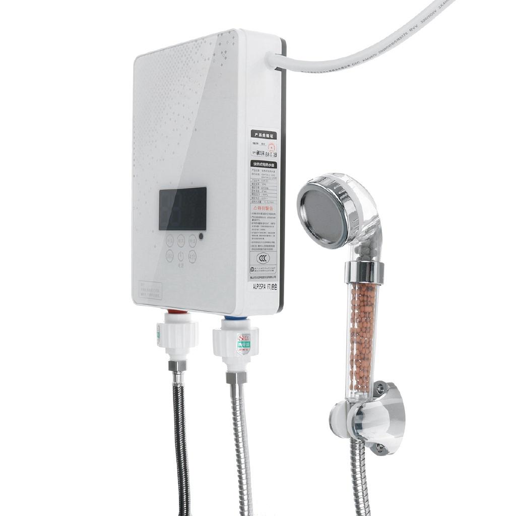 6000W Instant Electric Tankless Hot Water Heater Shower Faucet Instantaneous Water Heater Shower New