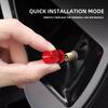 4 Stück Auto Rad Reifen Ventilkappen Reifenventilschaft Abdeckungen Staubdicht Wasserdicht Für GEELY coolray Starray emgrand emgrand tugella Auto Dekor