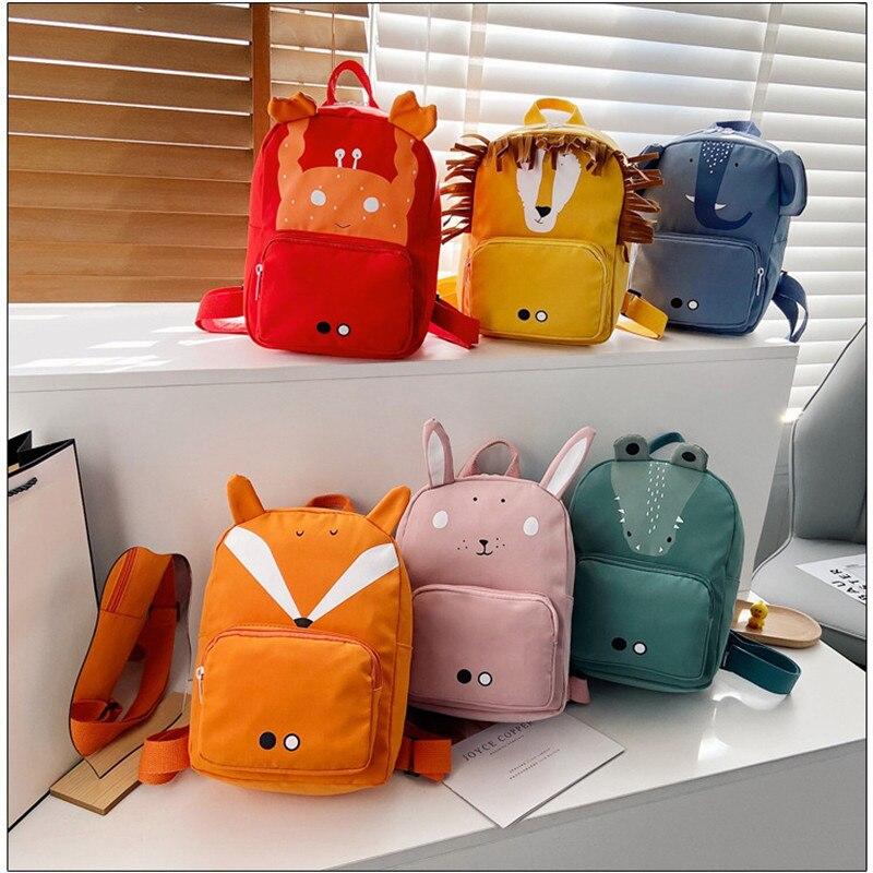 Buy Kids Canvas Backpack 2022 New Fashion Kid Animal School Bag Lovely