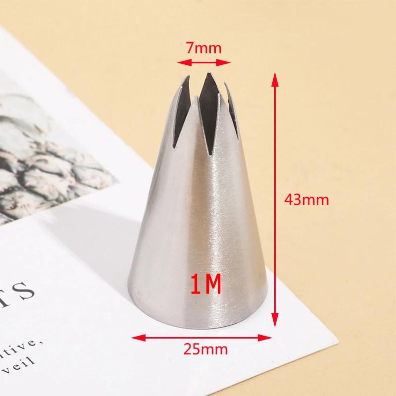 

#1M 2M Open Star Pastry Tip Piping Tip Nozzle Cake Decorating Tips Writing Tube Icing Nozzle Baking & Pastry Tools Baking Tools