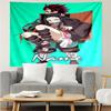 Custom Name Demon Slayer Print Tapestry, Backdrop, Easy Setup, Ideal for Bedroom, Office & Living Room, with Aesthetic Wall Hanging Decor.
