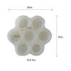 7pcs Flowers Silicone Candle Mold 3d Peony Flower Soap Gypsum Resin Casting Mould Diy Chocolate Cake Baking Tool Wedding Gift