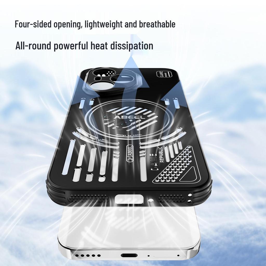 HONOR 400 Pro Ice Fox Case: Magnetic Aluminum Heat Dissipation, Drop-Proof Protective Cover
