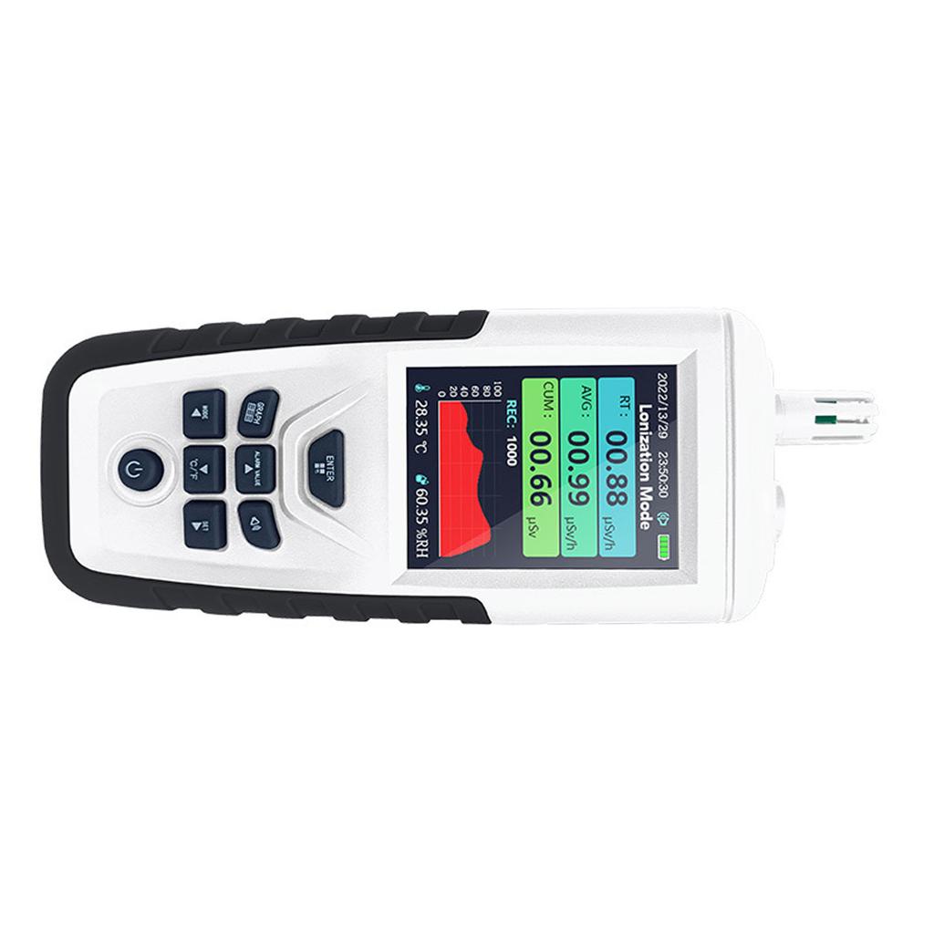 Nuclear Radiation Detector Sound Light Alarm Rechargeable Beta Gamma X Ray Radiation Monitor for Home Hospital
