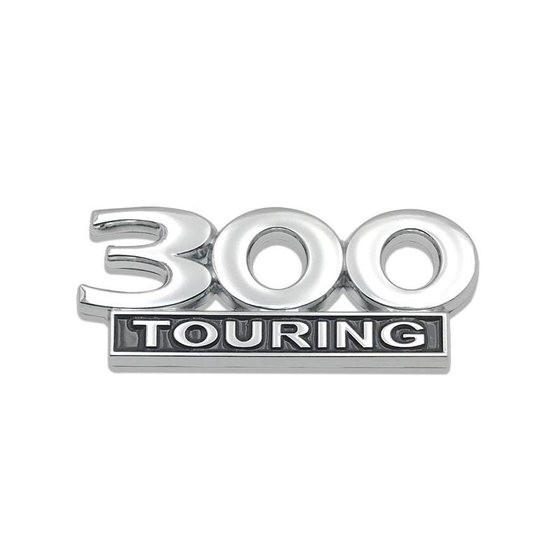 

3D Metal 300 Touring Logo Emblem Badge Trunk Decals For Vespa GTS 300 Touring Auto Accessories срібний