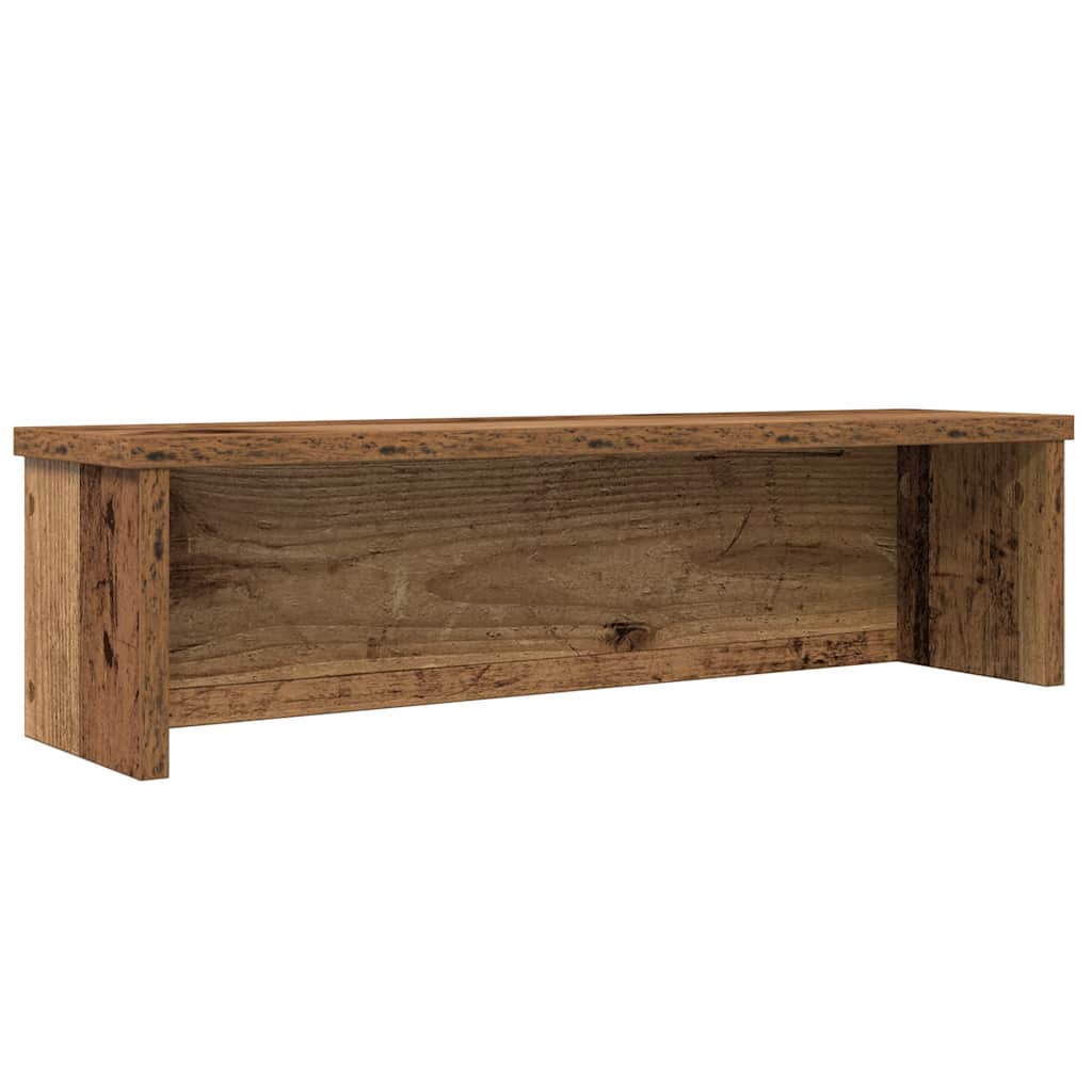 Küchenregal Stapelbar Rustikales Holzdekor 50 x 15 x 16 cm Holzwerkstoff