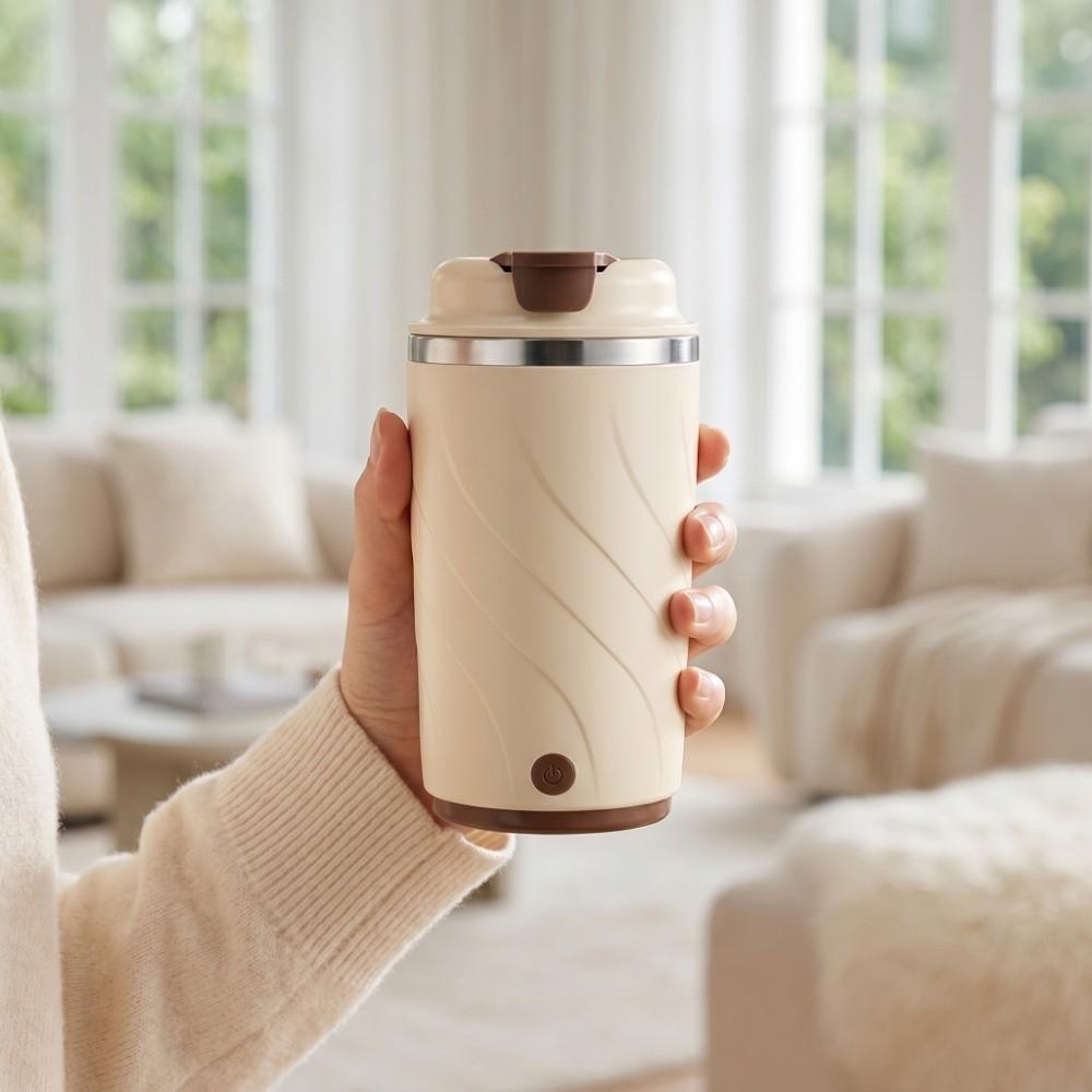 with Temperature Display Electric Mixing Mug Leakproof Insulated Travel Cup  Camping