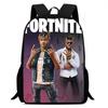 FORTNITE Cartoon 15-inch Lightweight & Durable Primary School Backpack with Adjustable Shoulder Straps for Boys&Girls Ages 6-10