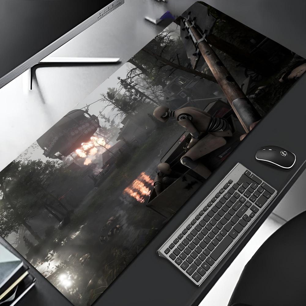 A-Atomic Hearts Games Mouse Pad Edge Big Safely Gaming Locking Computer Gamer Large Rubber Art Mousepad Laptop Desk Mat