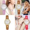Fashionable Ladies Quartz Watch With Small Dial And Leather Strap Casual Style Waterproof Quartz Movement