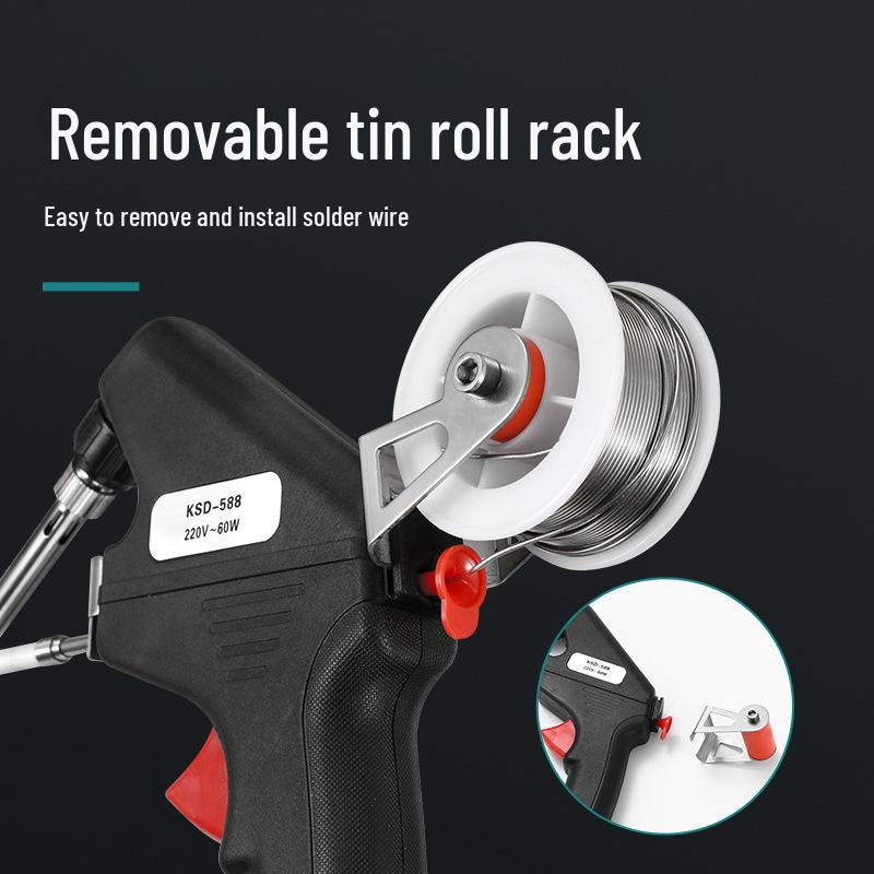 Bangyuan 60 W Lötpistole mit manueller Zinnzufuhr – Elektrischer Verzinnungslötkolben