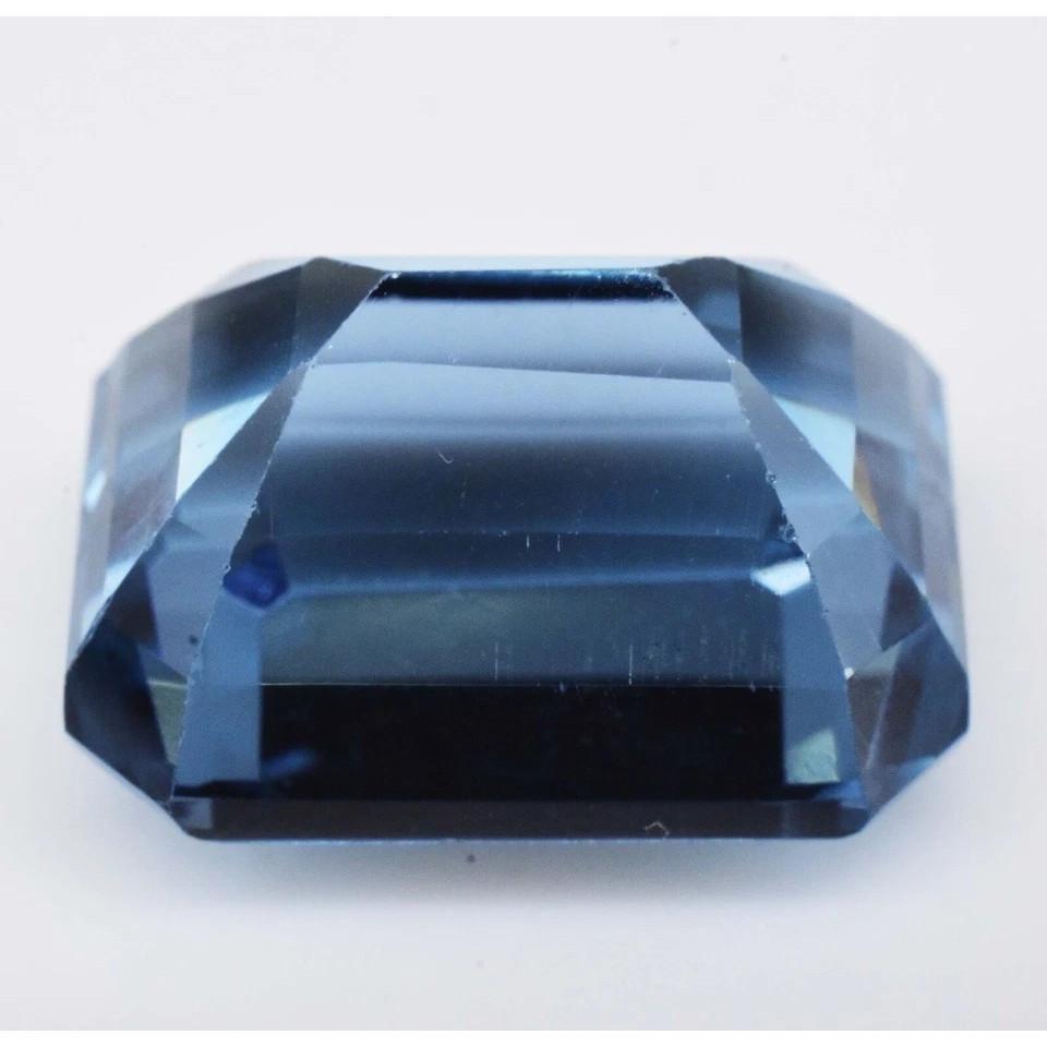 Natural Sea Blue Sapphire 12.35Ct Emerald Certified Flawless Loose Gemstone