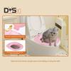 Katzentoiletten-Trainer-Set, universeller Urinalsitz, Töpfchen, Katzentoiletten-Trainingssystem, wiederverwendbares Katzentoiletten-Trainingssitz-Werkzeug zur Haustierreinigung