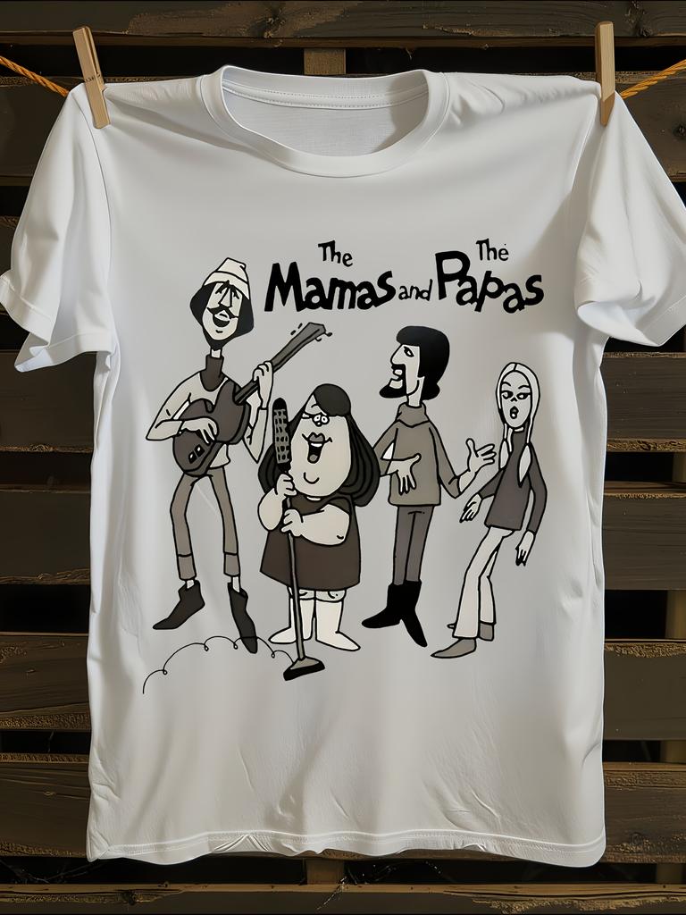 Retro The Mamas Papas Live Concert Tshirt