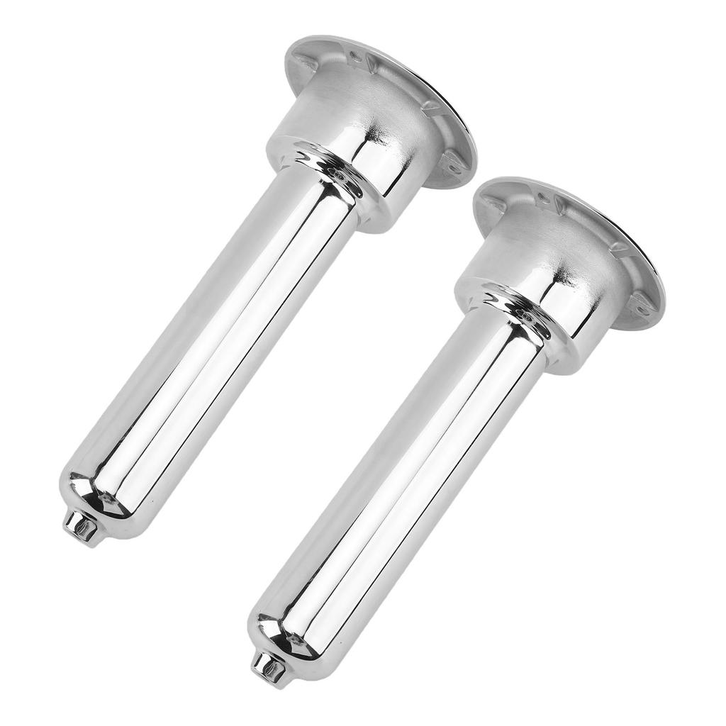Boat Fishing Rod Cup Holder Heavy Duty 40mm Flush Mount Fishing Rod Holder for Yacht Ship 0 Degrees