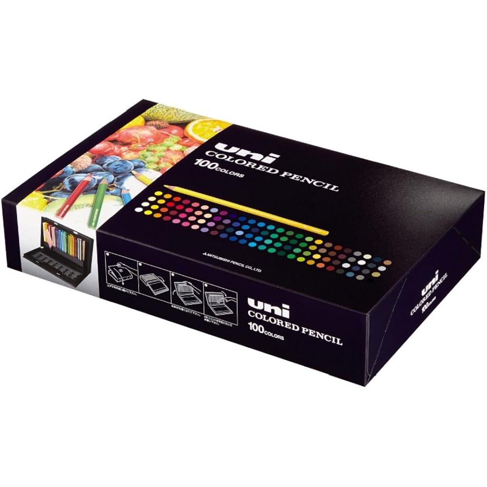Mitsubishi Pencils UC100CN2 Unicolor Colored Pencils 100 Color Set