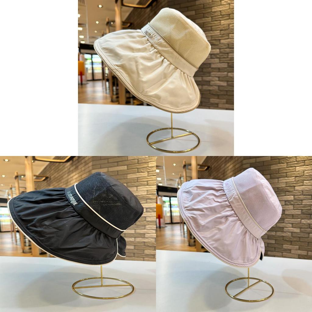 Foldable Stylish Spring Style Uv Protection Sun Hat Female Round Design Top