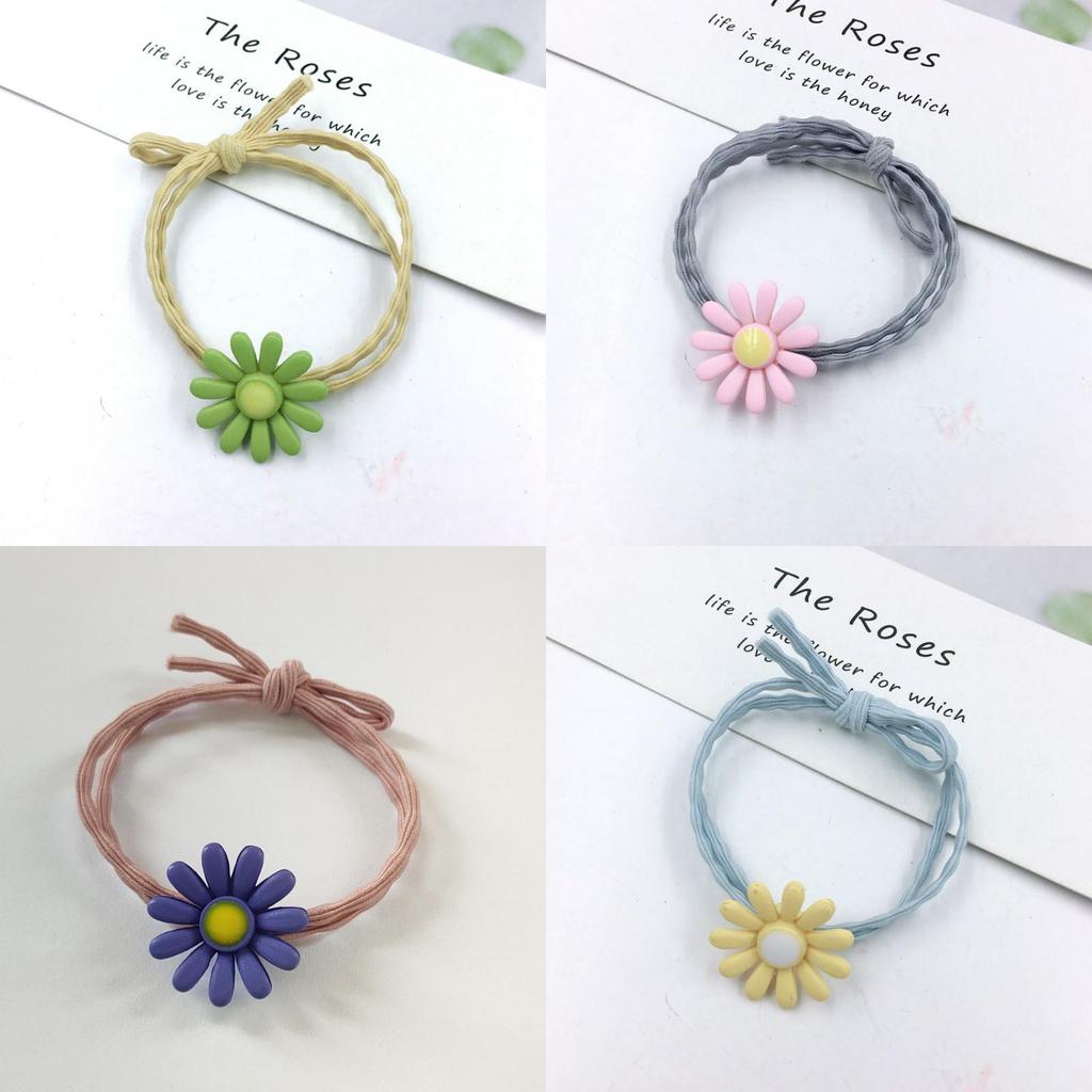 Beautiful Ins Women Daisy Hair Rope Headband With High-elastic Korean Rubber Band
