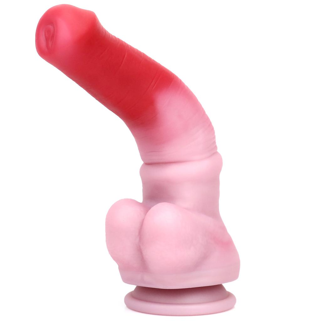 Liquid Silicone Dildo Shaped Dildo Male And Female Anal Plug Adult Product