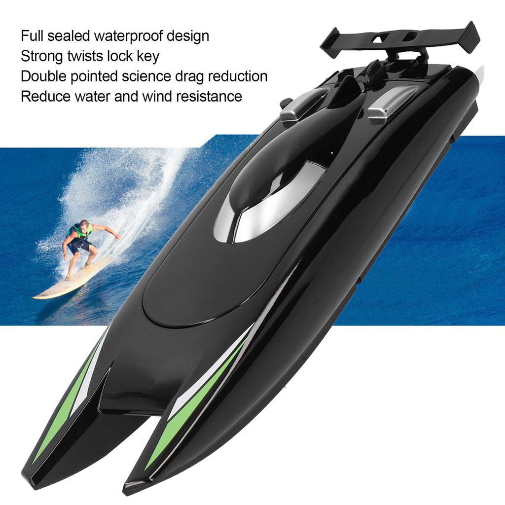 2.4G RC Boat 30KMCelsiusH High Speed Racing Boat Dual Motor Remote Control Boat for Kids