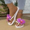 New Summer Phalaenopsis Orchid Slippers Women's Soft Sole Sandals Student Rubbing Indoor Indoor Shoes