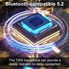 Neue kabellose Kopfhörer 5.2 Ohrhörer Sport Wasserdichte Headsets Gaming mit Mikrofonen